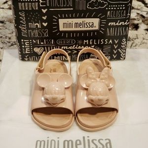 Mini melissa sandals